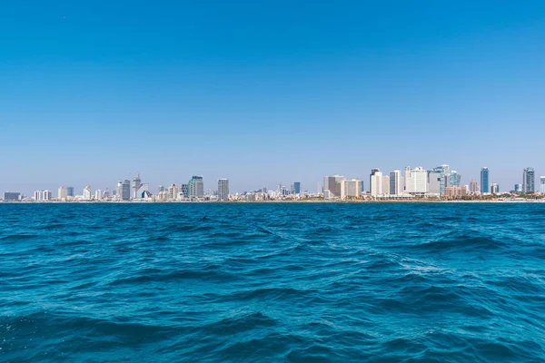Tel Aviv Israel Waterfront van Tel Aviv, Israël Rechtenvrije Stockafbeeldingen