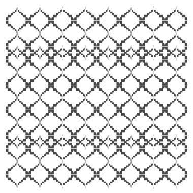 Dekoratif elementlerin kusursuz deseni.