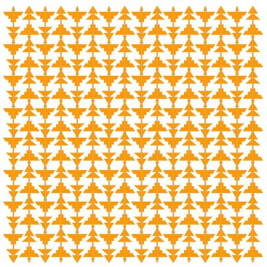 Dekoratif elementlerin kusursuz deseni.