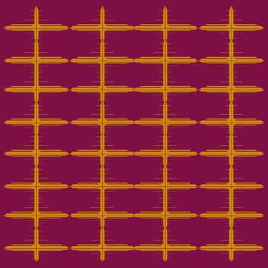 Dekoratif elementlerin kusursuz deseni.