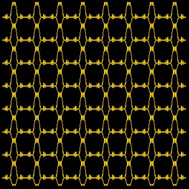 Dekoratif elementlerin kusursuz deseni.