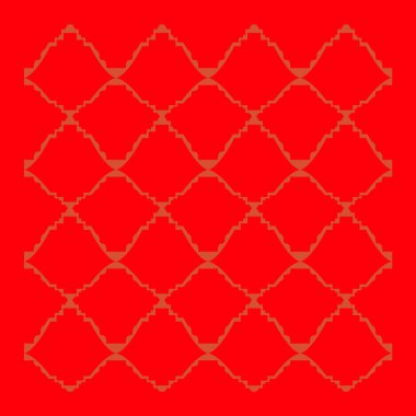 Aztekler Kırmızı üzerine süsler dizayn ederler.