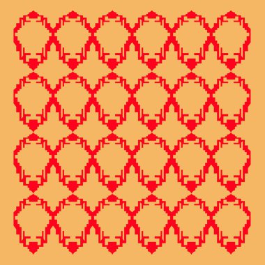 Yaratıcı tasarım modeli, kırmızı bej Aztekler