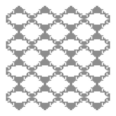 Lüks tasarım Süsler, Aztekler siyah beyaz