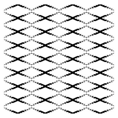 Lüks tasarım Süsler, Aztekler siyah beyaz