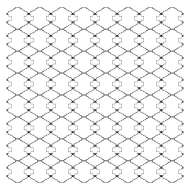 Lüks tasarım Süsler, Aztekler siyah beyaz