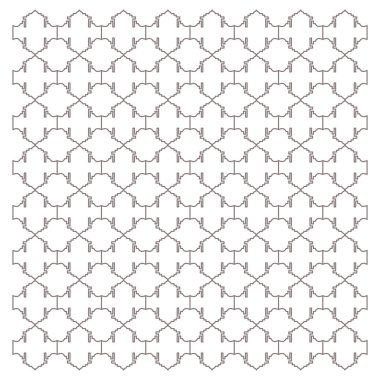 Lüks tasarım Süsler, Aztekler siyah beyaz