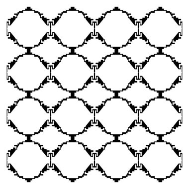 Lüks tasarım Süsler, Aztekler siyah beyaz