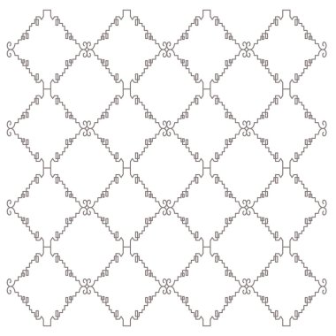 Lüks tasarım Süsler, Aztekler siyah beyaz