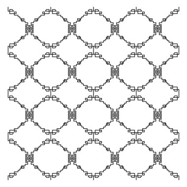 Lüks tasarım Süsler, Aztekler siyah beyaz