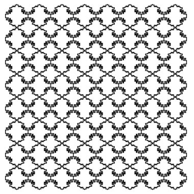 Lüks tasarım Süsler, siyah beyaz Aztekler