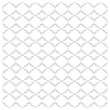 Lüks tasarım Süsler, siyah beyaz Aztekler