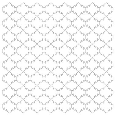 Lüks tasarım Süsler, siyah beyaz Aztekler