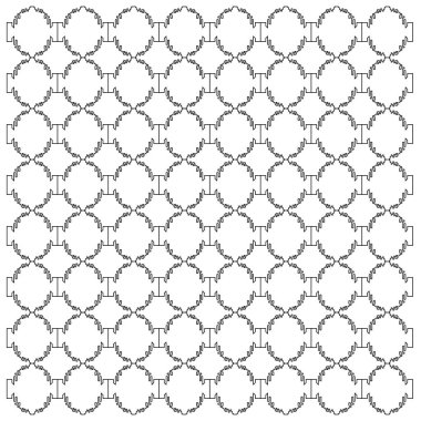 Lüks tasarım Süsler, siyah beyaz Aztekler