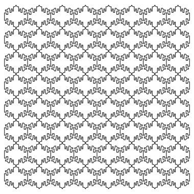 Lüks tasarım Süsler, siyah beyaz Aztekler