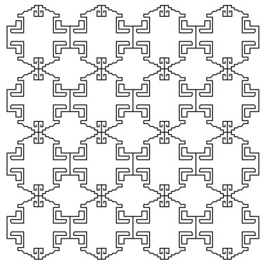 LUXURY DESIGN ORNAMENTAL AZTEKLERİ PATTERN, BACKground