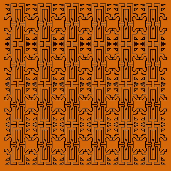 Luxus Design Ornamental Aztecs Pattern Hintergrund — Stockvektor