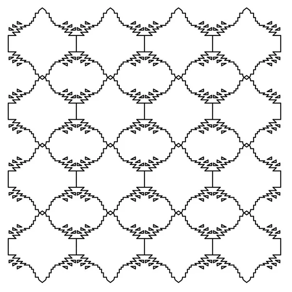 Luxury Design Ornamental Aztecs Pattern Zpět — Stockový vektor