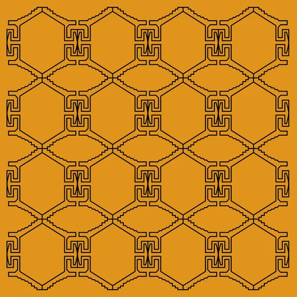 Luxury Design Ornaic Aztecs Pattern Background — 图库矢量图片