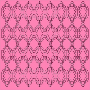 AZTEKLERİ GEOMETİK BÖLGESİ DESİJN PATTERN, TEXTURE 