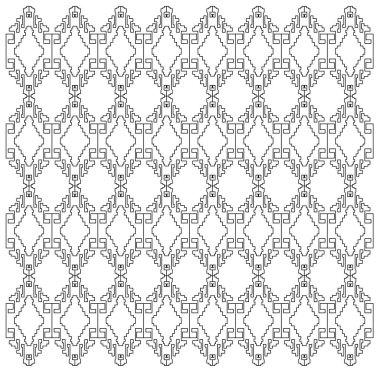 AZTEKLERİ GEOMETİK BÖLGESİ DESİJN PATTERN, TEXTURE 