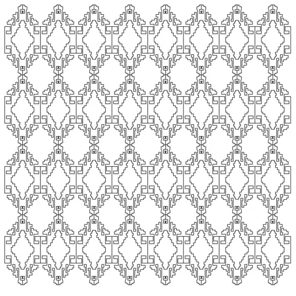Aztecs Geometric Abstract Design Pattern Texture — Image vectorielle