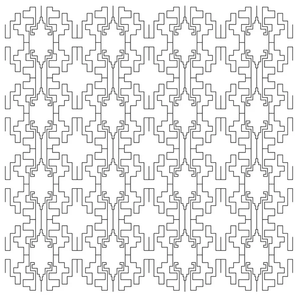 Aztecs Geometric Abstract Design Pattern Textur — Stock vektor