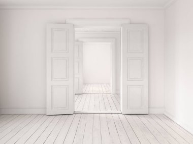 Boş Oda 3 D işleme iç