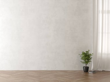 İç boş oda 3d render