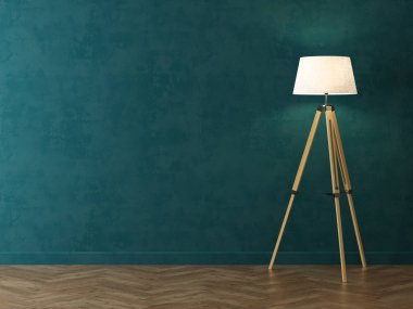 Modern oturma odası sandalye 3d render ile iç