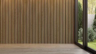 İç boş oda 3d render