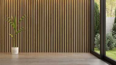 İç boş oda 3d render