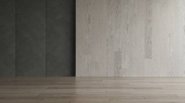 İç boş oda 3d render