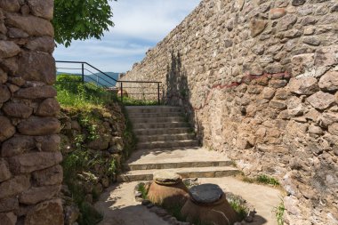 Antik Bizans kale kasaba, Peshtera, Pazarcık bölge, Bulgaristan ın Peristera kalıntıları