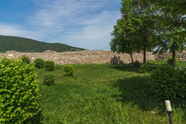 Antik Bizans kale kasaba, Peshtera, Pazarcık bölge, Bulgaristan ın Peristera kalıntıları