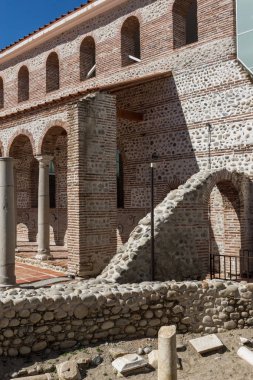 Bazilika kasaba Sandanski, Bulgaristan ile Piskoposluk karmaşık kalıntıları