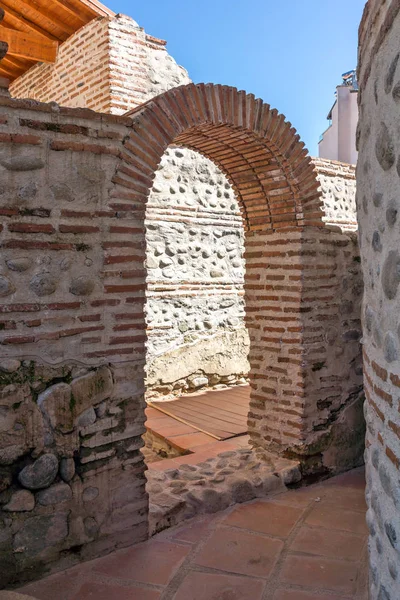 Ruinas Del Complejo Episcopal Con Basílica Ciudad Sandanski Bulgaria — Foto de Stock