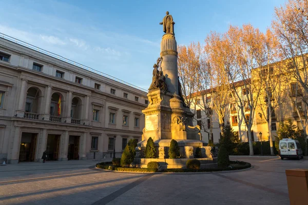Мадрид Испания Января 2018 Года Вид Памятник Франсиско Ромеро Робледо — стоковое фото