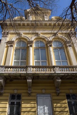 Sofia, Bulgaristan - 17 Mart 2018: Bina, Ulusal Sanat Galerisi (Kraliyet Sarayı), Sofia, Bulgaristan