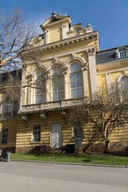 Sofia, Bulgaristan - 17 Mart 2018: Bina, Ulusal Sanat Galerisi (Kraliyet Sarayı), Sofia, Bulgaristan