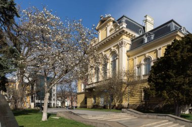 Sofia, Bulgaristan - 17 Mart 2018: Bina, Ulusal Sanat Galerisi (Kraliyet Sarayı), Sofia, Bulgaristan