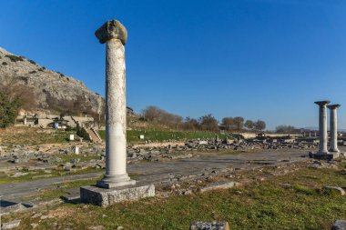 Philippi, Doğu Makedonya ve Trakya, Yunanistan, antik kentin kalıntıları