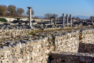 Philippi, Doğu Makedonya ve Trakya, Yunanistan, antik kentin kalıntıları