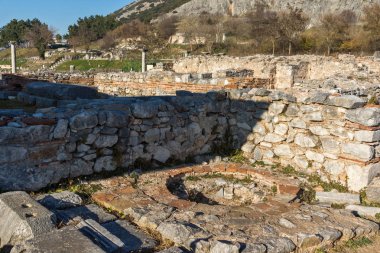Philippi, Doğu Makedonya ve Trakya, Yunanistan, antik kentin kalıntıları