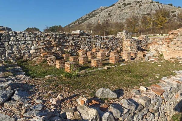 Руїни Стародавнього Міста Филипах Східна Македонія Фракія Греція — стокове фото