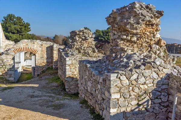 Ruïnes Van Oude Stad Van Philippi Oost Macedonië Thracië Griekenland — Stockfoto