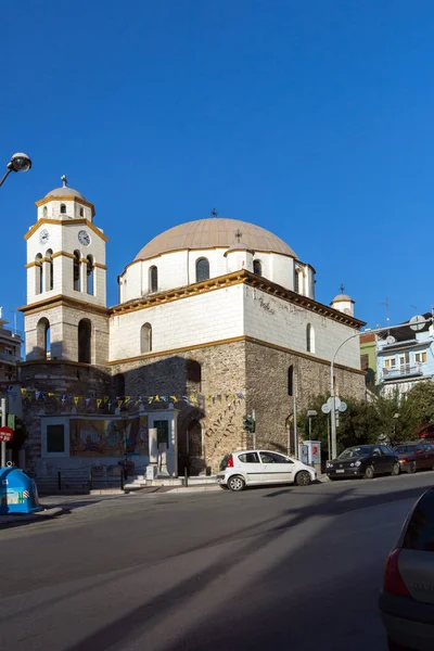 Kavala Grécia Dezembro 2015 Igreja Ortodoxa Kavala Macedônia Oriental Trácia — Fotografia de Stock