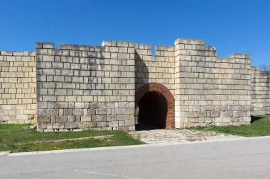 İlk Bulgar İmparatorluğu Ortaçağ Kalesi Pliska, başkenti kalıntıları Shumen bölge, Bulgaristan