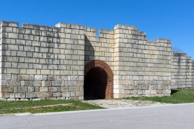 İlk Bulgar İmparatorluğu Ortaçağ Kalesi Pliska, başkenti kalıntıları Shumen bölge, Bulgaristan
