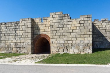 İlk Bulgar İmparatorluğu Ortaçağ Kalesi Pliska, başkenti kalıntıları Shumen bölge, Bulgaristan